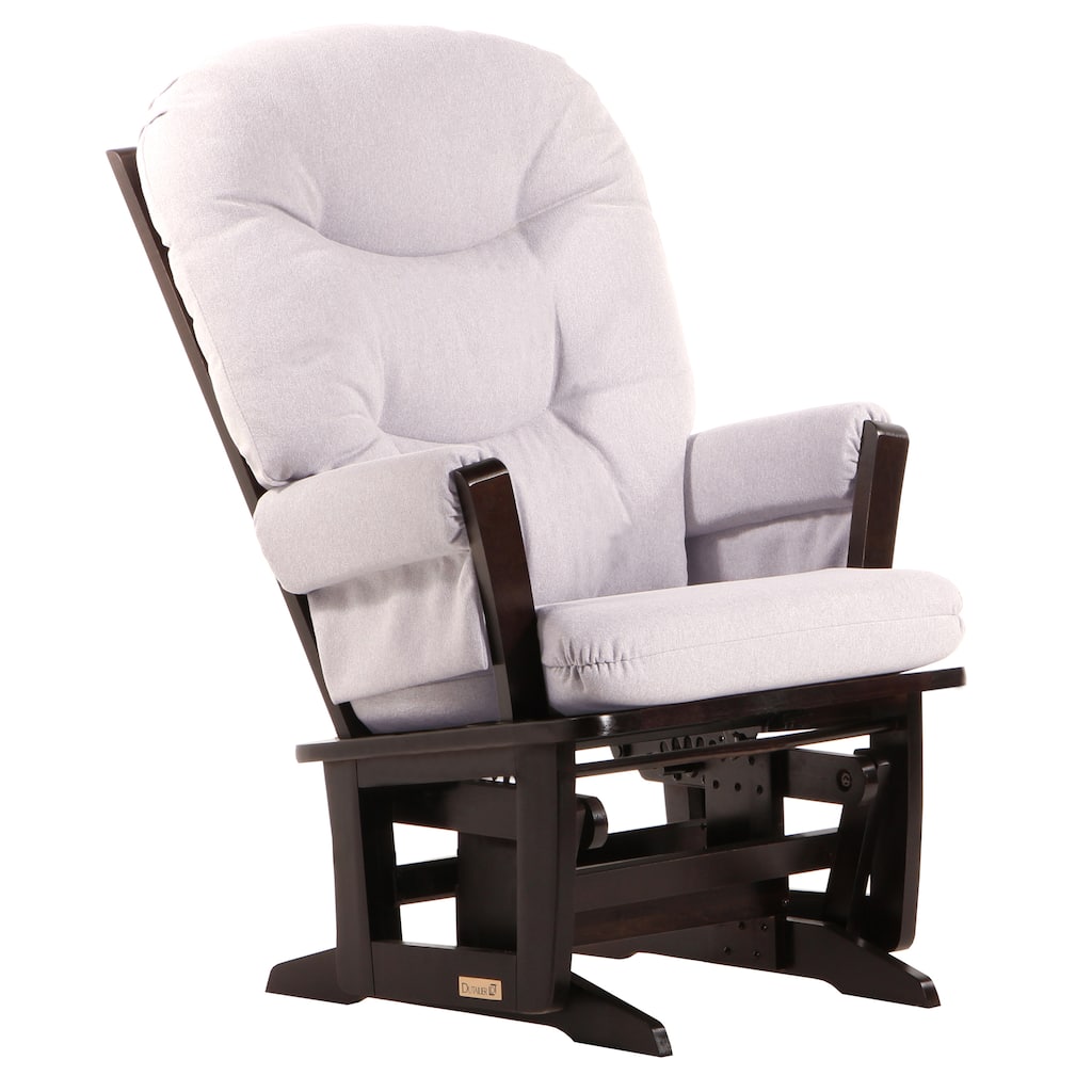 Dutailier Espresso/ Light Grey Modern Glider