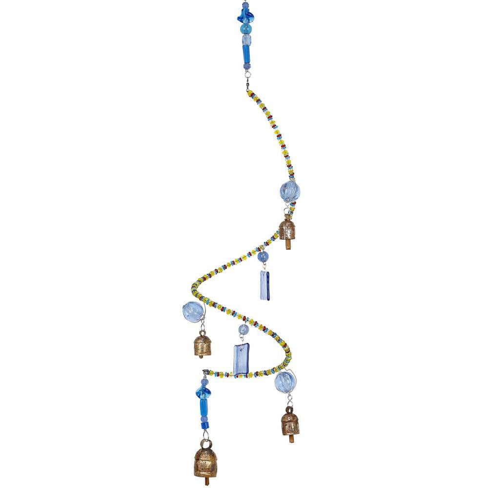 Handmade Great Balls of Blue Wind Chime (India)