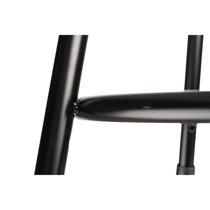 NPS 24" Heavy Duty Steel Stool, Black