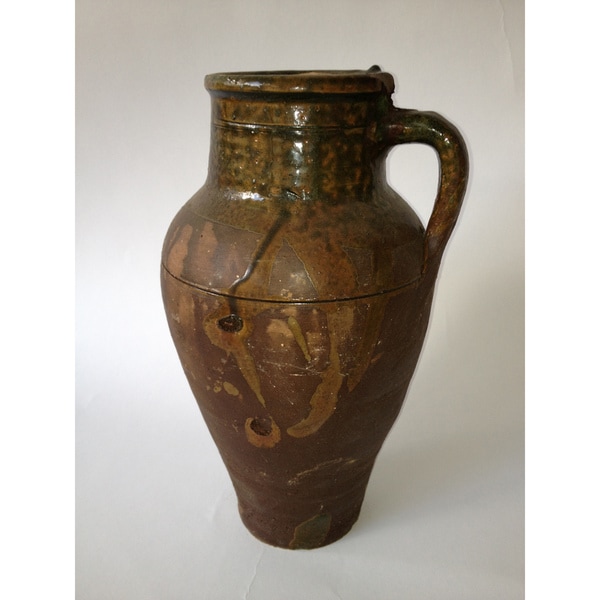 One Handle Clay Oil Jar (Turkey)