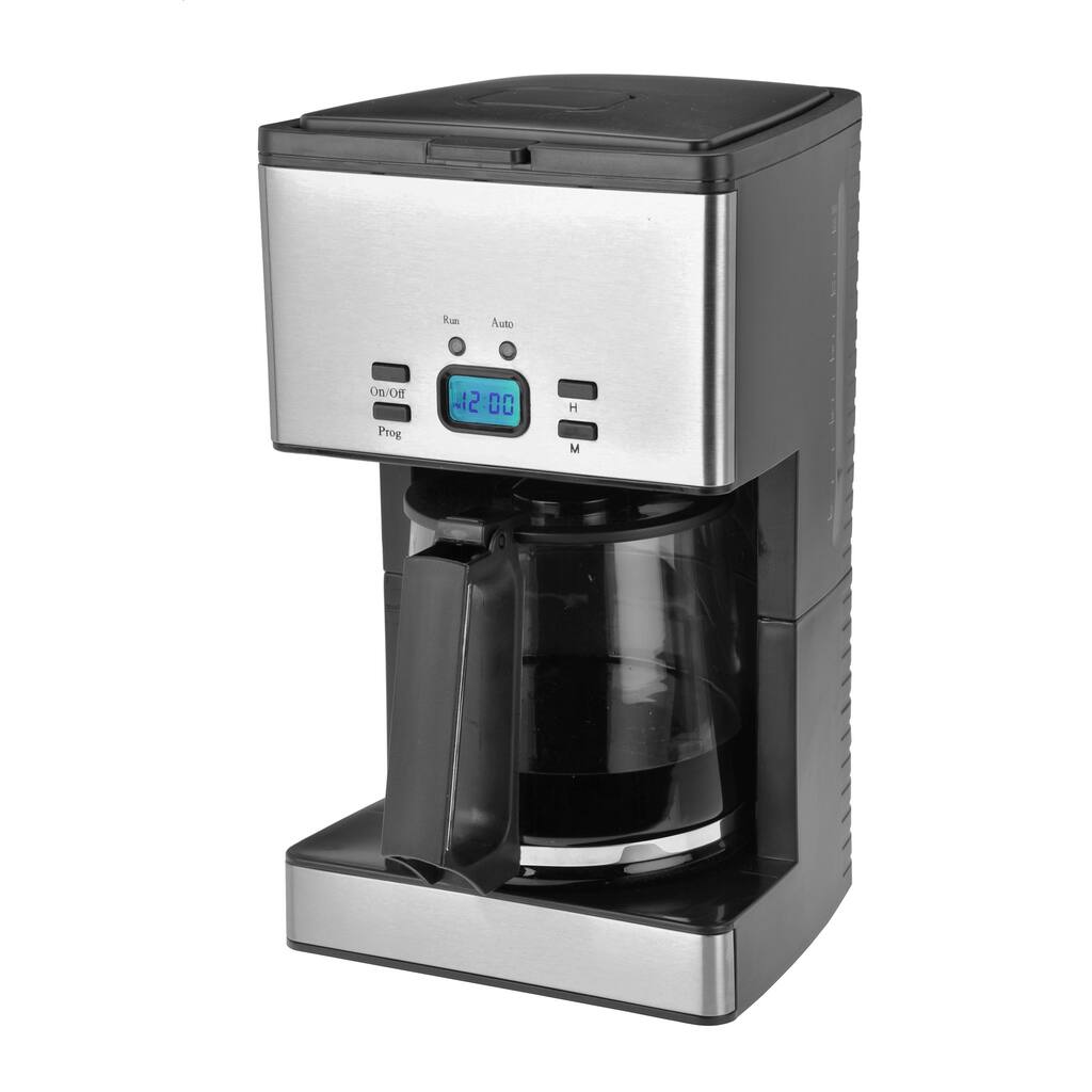 Kalorik Stainless Steel Programmable 12-cup Coffee Maker