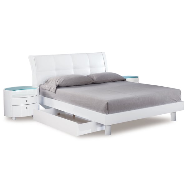 Evelyn White Queen Bed