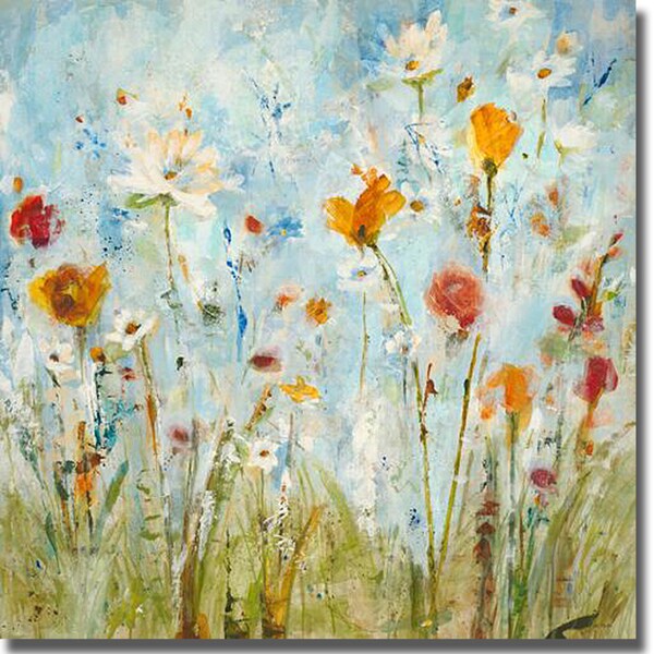 Shop Jill Martin 'Jounce' Canvas Art Free Shipping Today Overstock