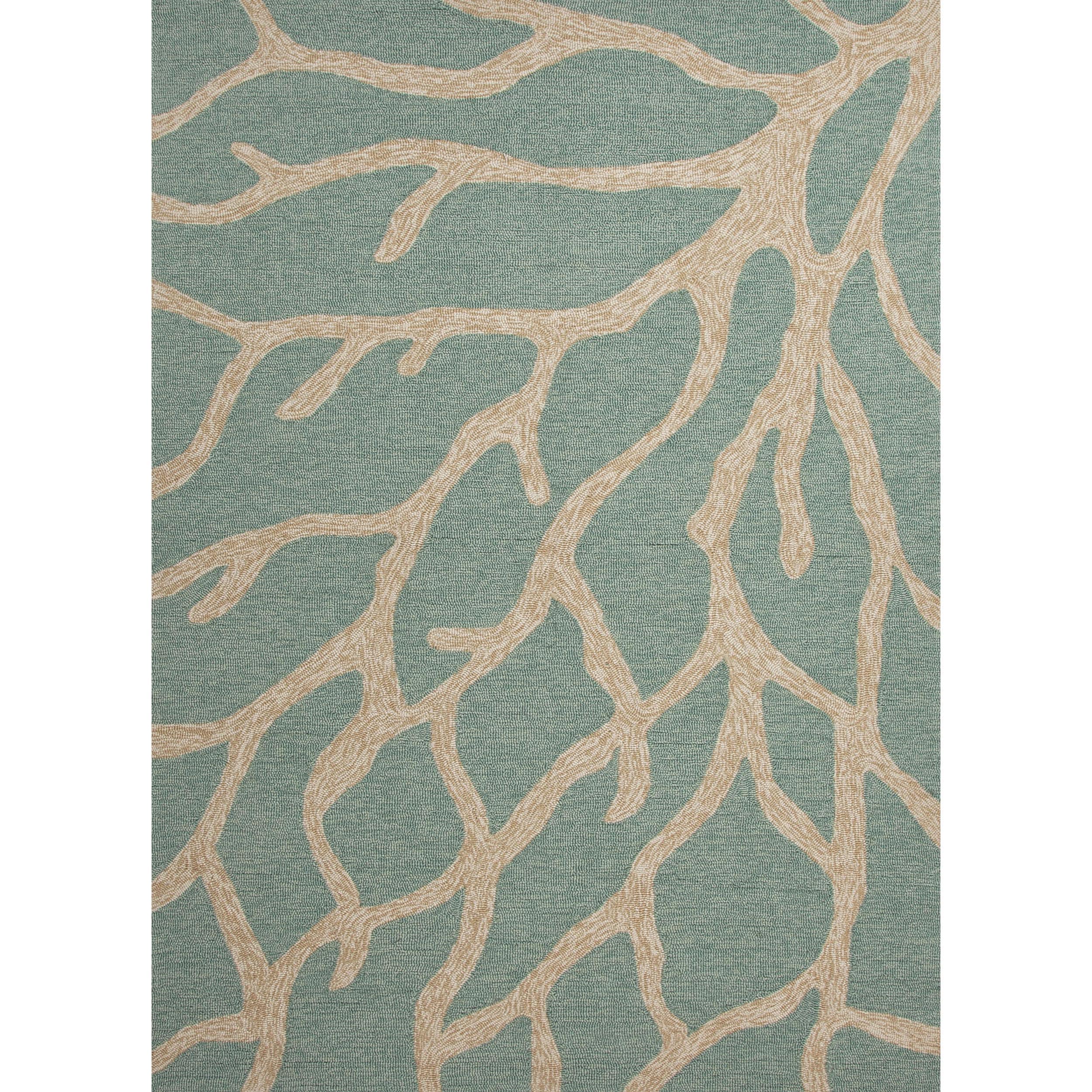 Coastal Blue Indoor/ Outdoor Rug (2 X 3)