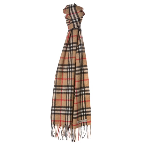 Burberry 'Icon Check' Cashmere Scarf Burberry Designer Scarves & Wraps