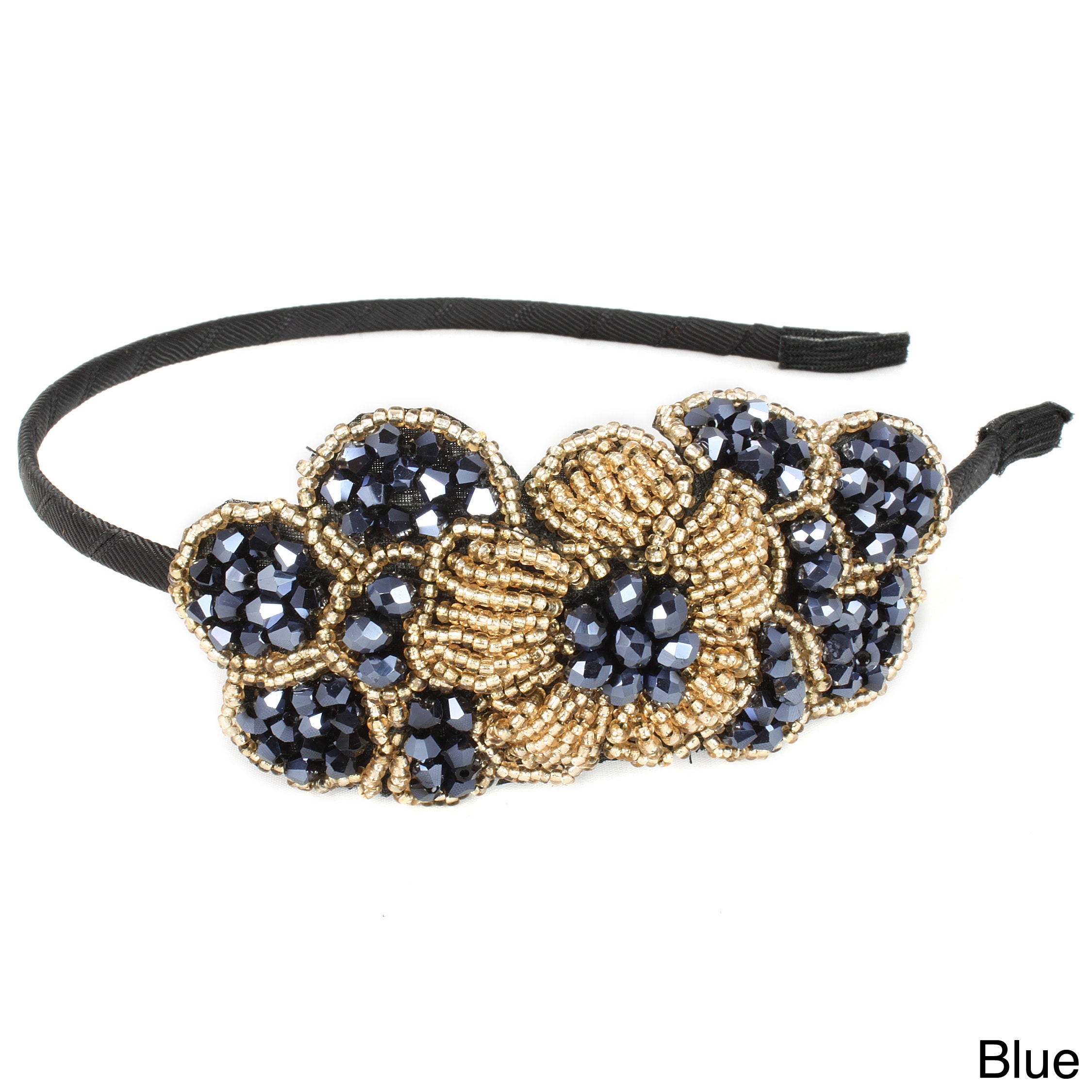 Kate Marie Beaded Flower Embellished Headband