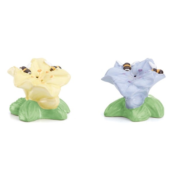 Lenox Butterfly Meadow Bumblebee Salt & Pepper Shakers Set Lenox Salt & Pepper Shakers