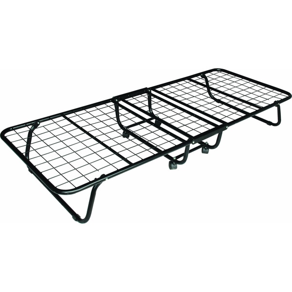 K&B 812A Black Folding Metal Bed Beds