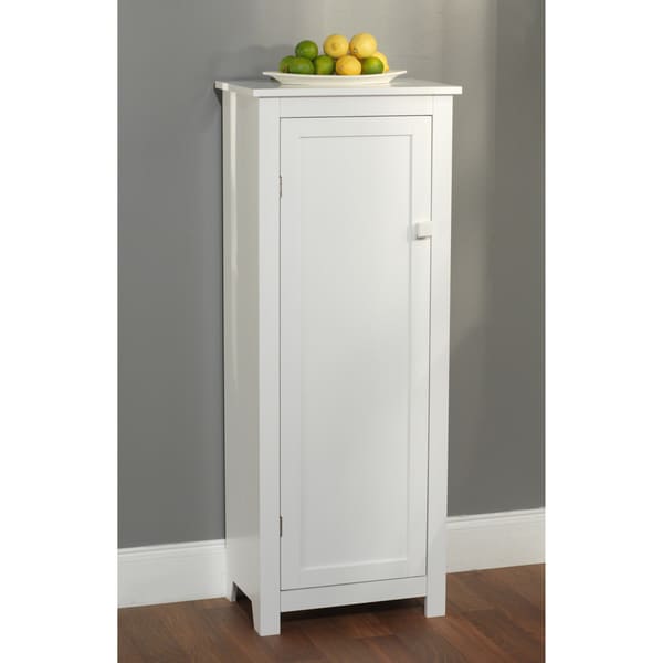 White Wood Pantry Pantry Racks & Bins