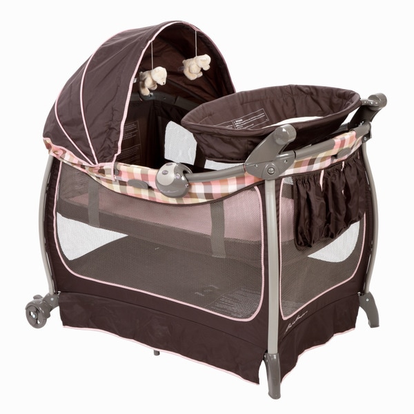 eddie bauer travel playard with bassinet changer and canopy