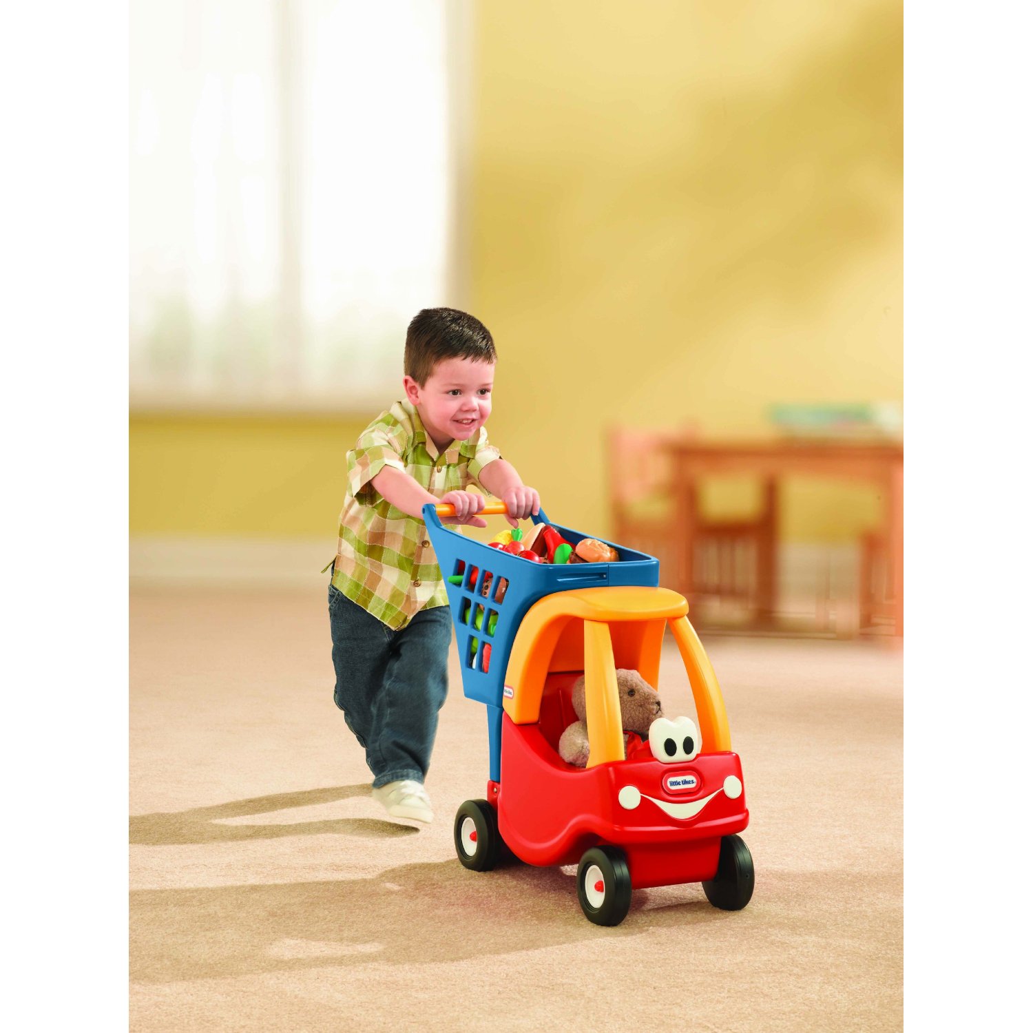 little tikes shopping cart red