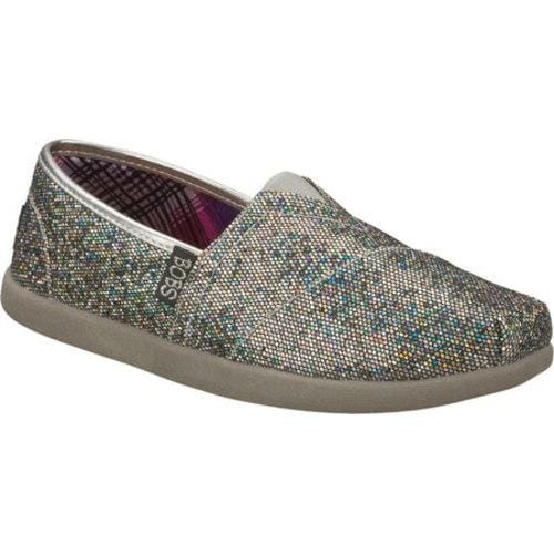 Womens Skechers BOBS World Earth Papa Silver/Silver  