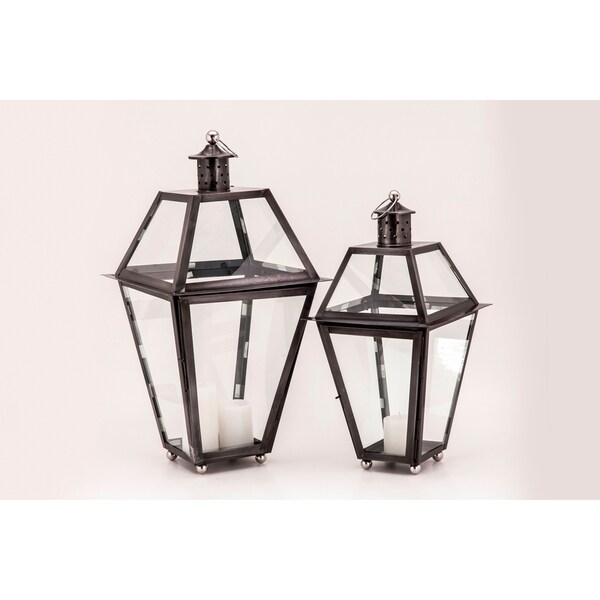 Newport Black Zinc Lantern