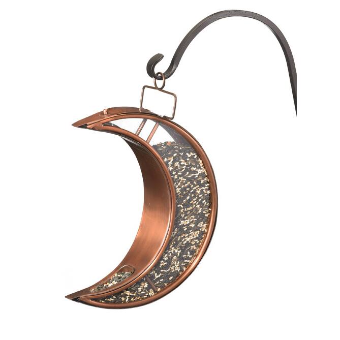 Over The Moon Copper Bird Feeder by Good Directions