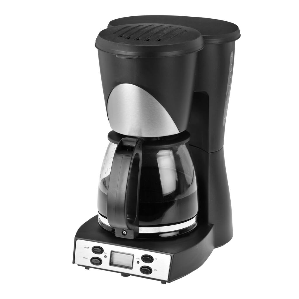 Kalorik Programmable 10-cup Black Coffee Maker