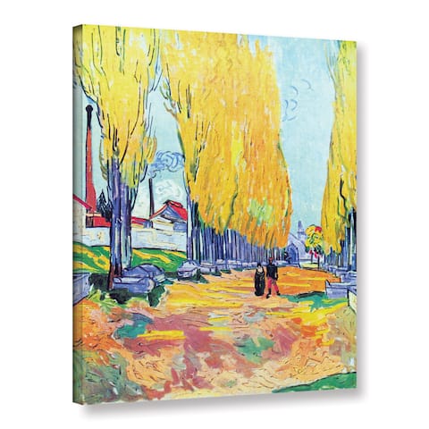 Vincent van Gogh 'Les Alyscamps' Wrapped Canvas Art