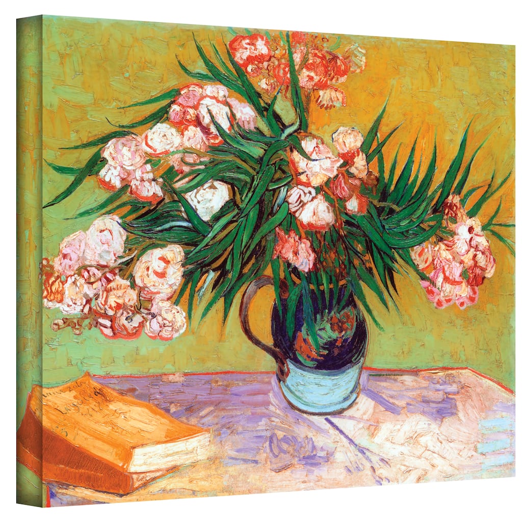 Vincent van Gogh 'Oleander' Wrapped Canvas Art