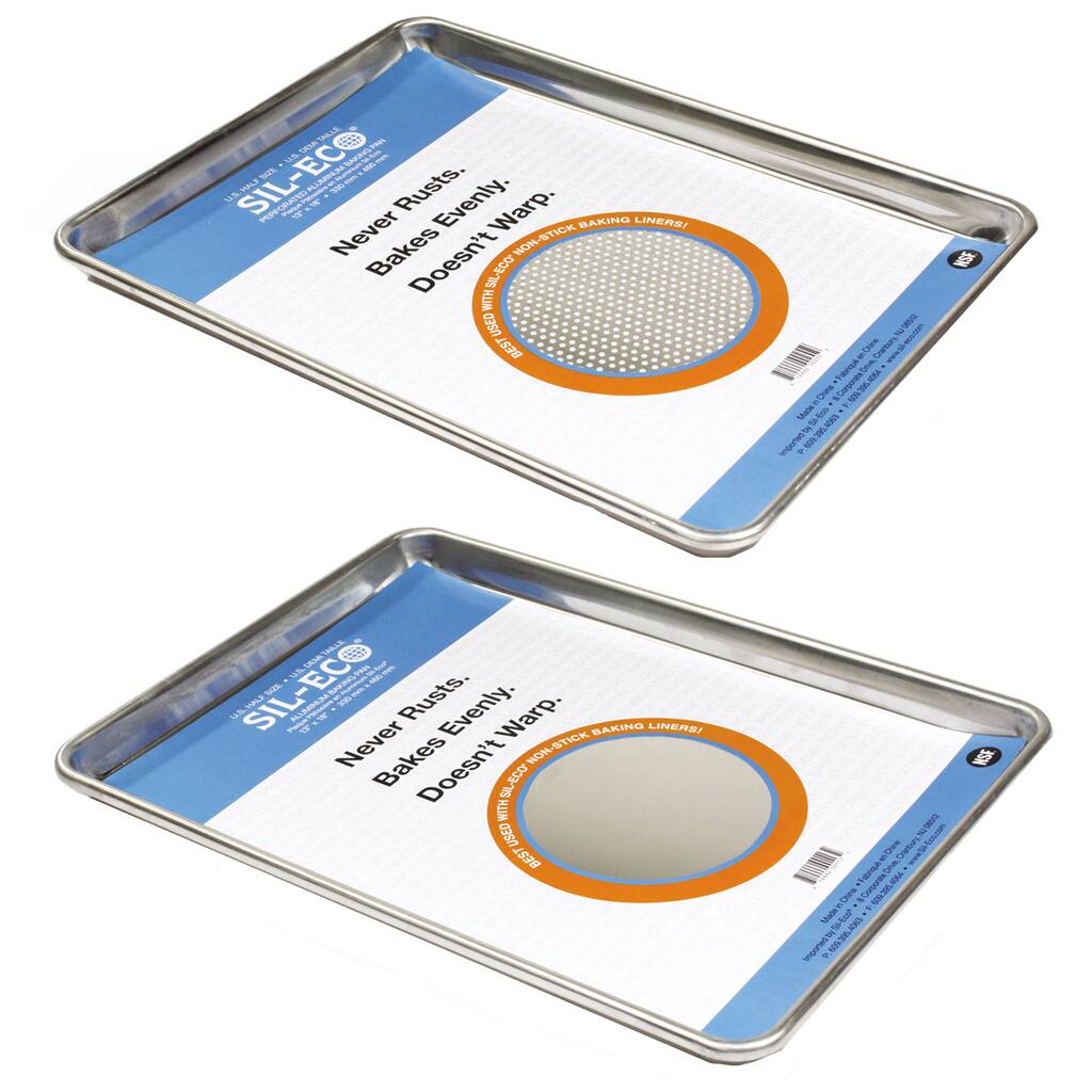 Sil-Eco Non-stick Aluminum Baking Pan Set