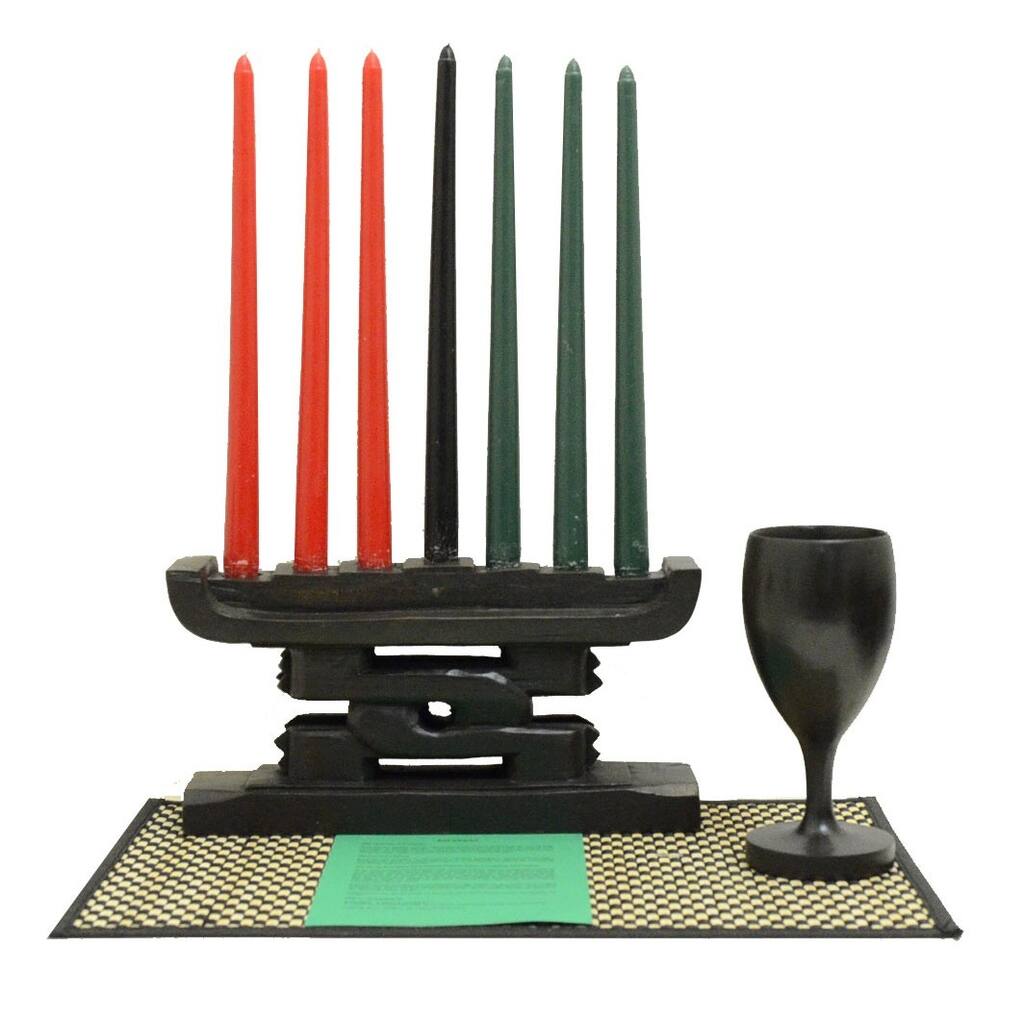 Hand-crafted Unity Kwanzaa Set (Ghana)