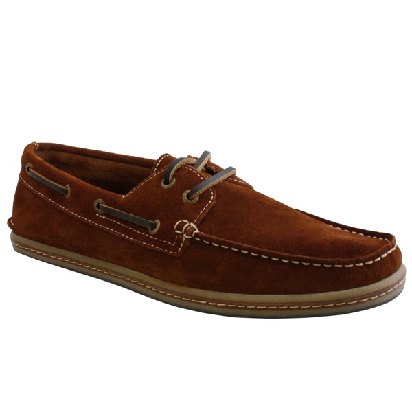 Shop GBX Men�s RedBrown Suede Boat Shoes Free Shipping