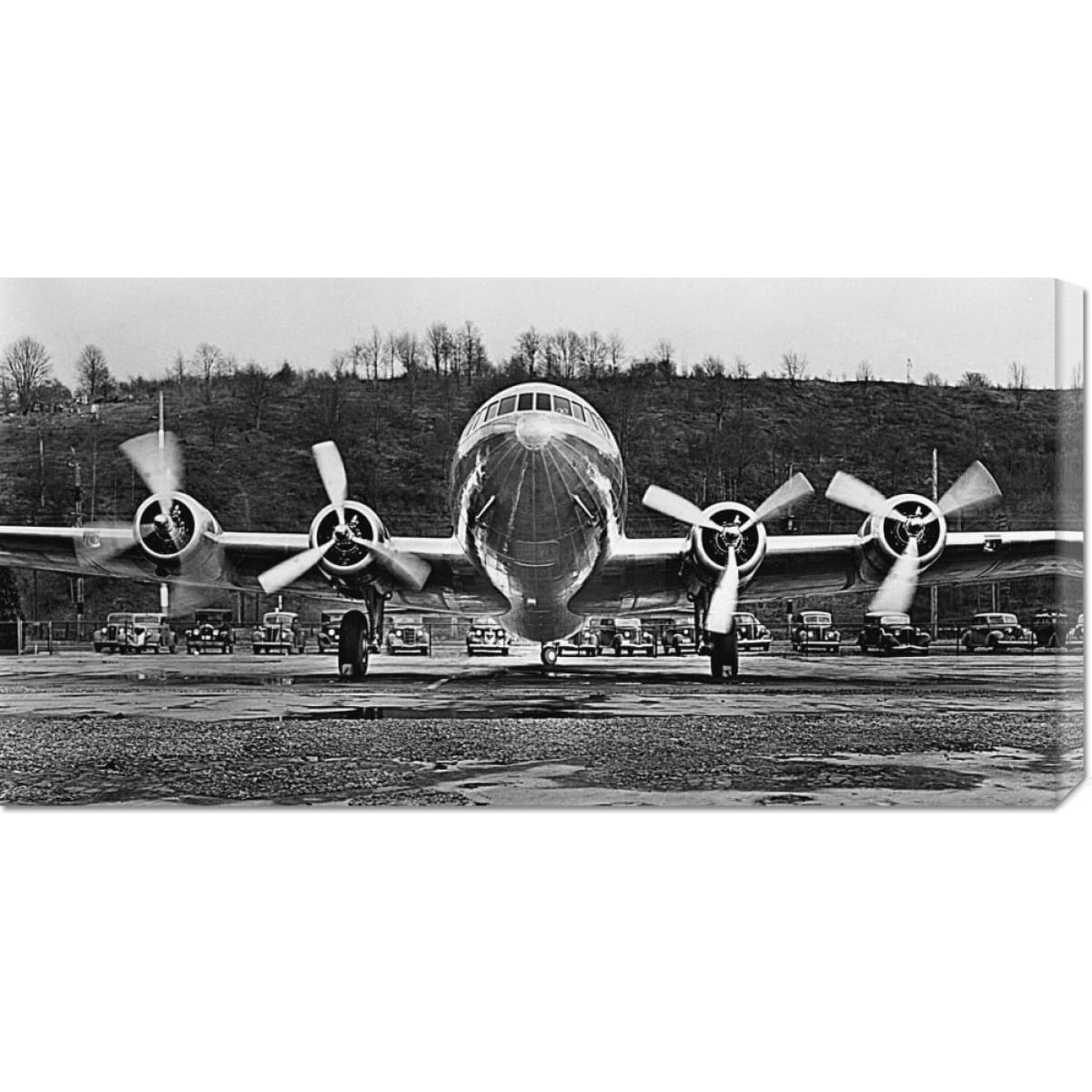 Anonymous Passenger Transport plane, 1938 (detail) Stretched Canvas