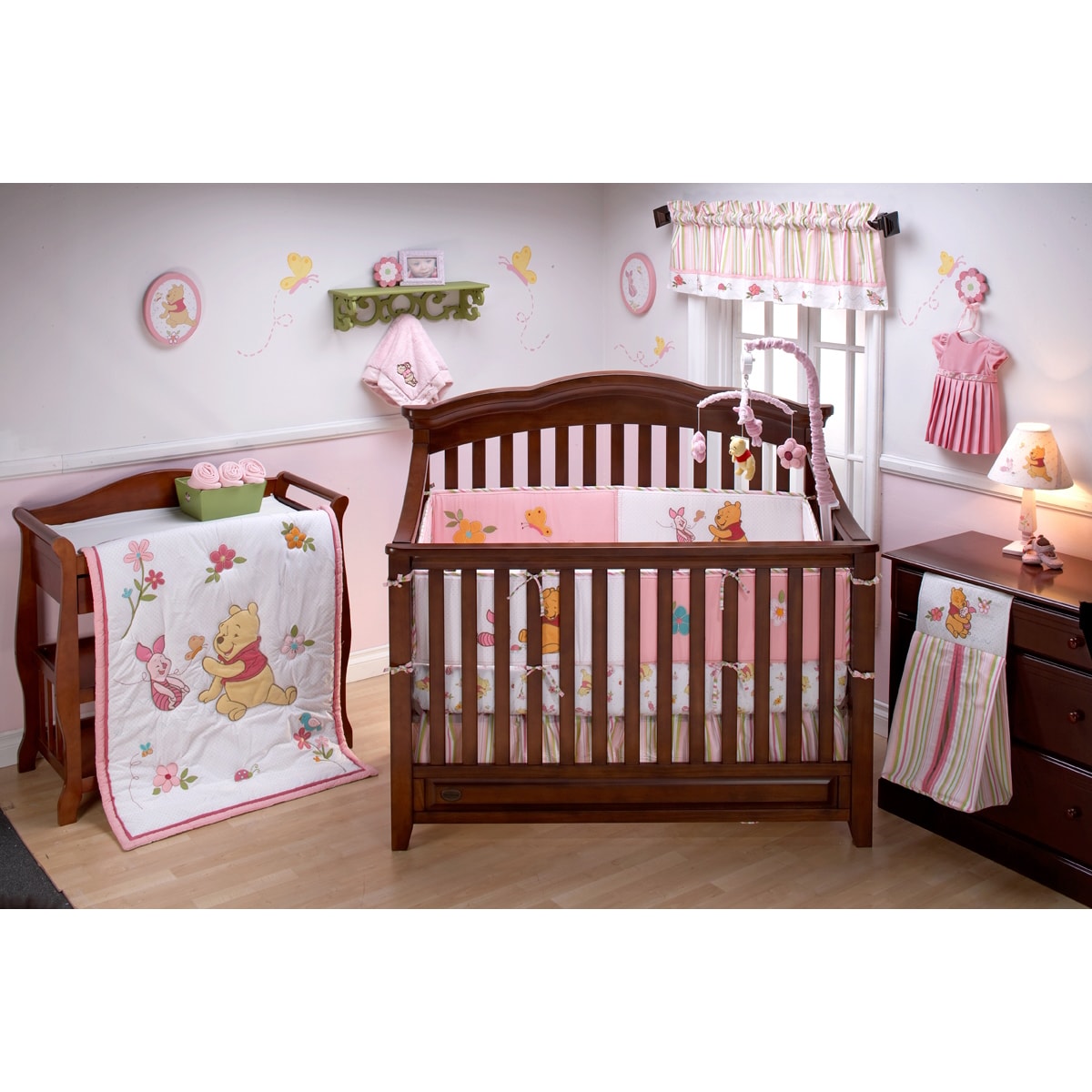 disney 6 piece nursery crib bedding set