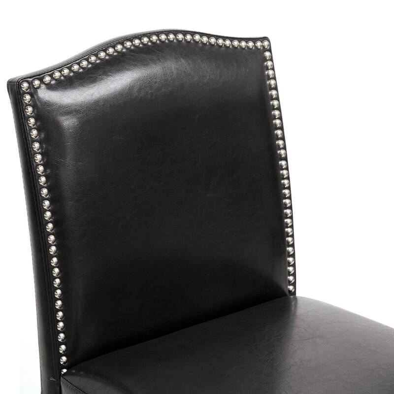 Copper Grove Checleset Traditional Faux Leather 30-inch Bar Stool Set