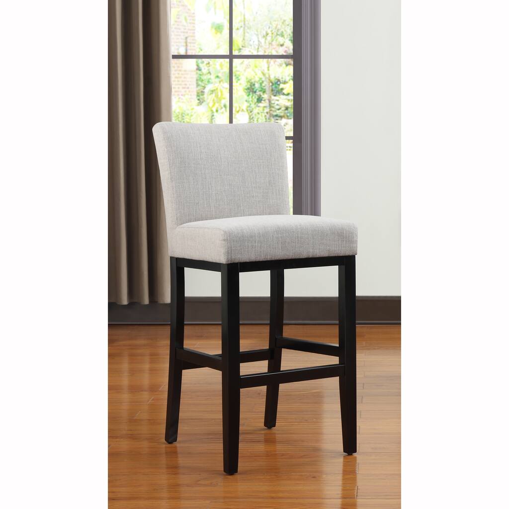 Portfolio Orion Barley Tan Linen Upholstered 29-inch Bar Stool