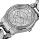 preview thumbnail 3 of 5, Women's Quartz Multifunction Crystal-Accented Silver Twist Chain Watch