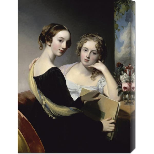 Big Canvas Co. Thomas Sully 'Portrait of the McEven Sisters' Stretched Canvas Art