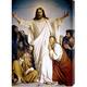 Global Gallery Carl Bloch 'Christ the Consoler' Stretched Canvas Art ...