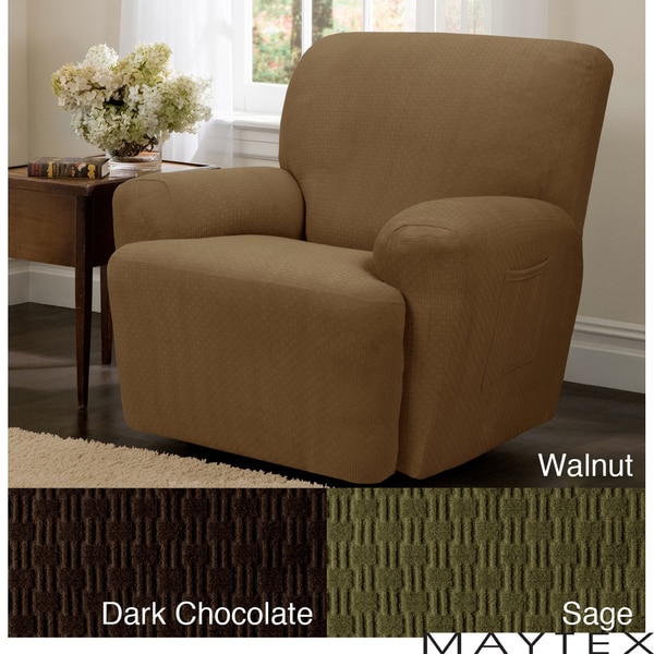Shop Maytex Cobblestone Recliner 2-piece Slipcover - Overstock - 7571213