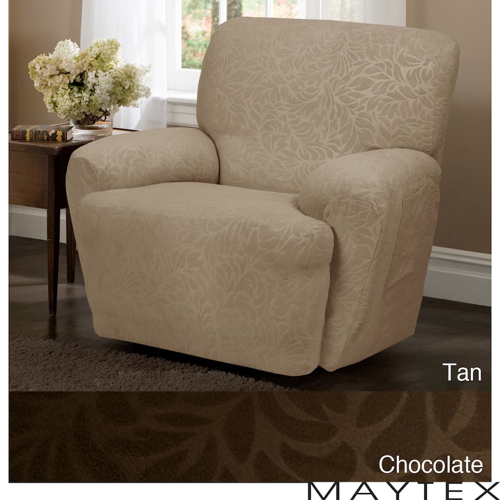 Maytex James Leaf 4-Piece Recliner Slipcover