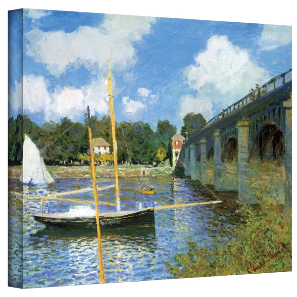 Shop Claude Monet The Argenteuil Bridge Wrapped Canvas Multi Free   Claude Monet The Argenteuil Bridge Wrapped Canvas 7343966a 6589 4133 9c42 B72d5db6b20a 600 