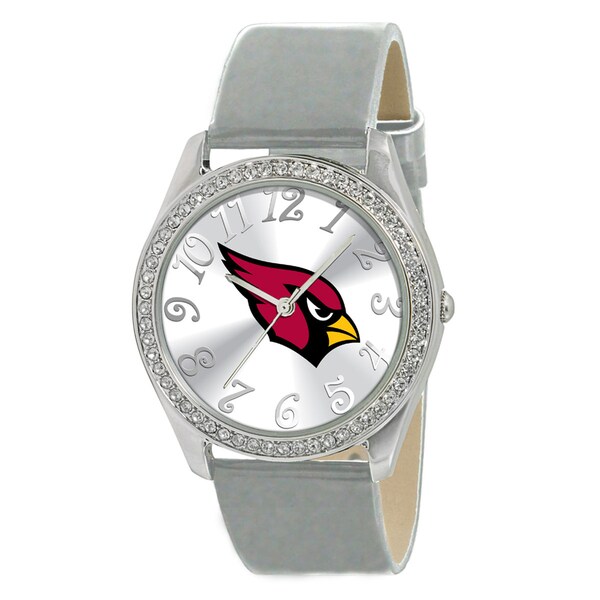 NFL Women's Glitz Classic Analog Patent Leather Watch