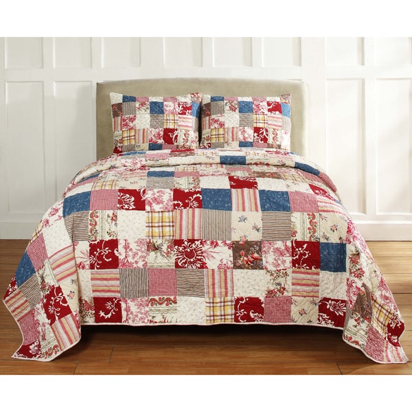 Ariana Handmade Patchwork 3 piece Quilt Set