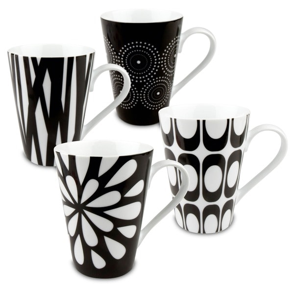 white porcelain mugs