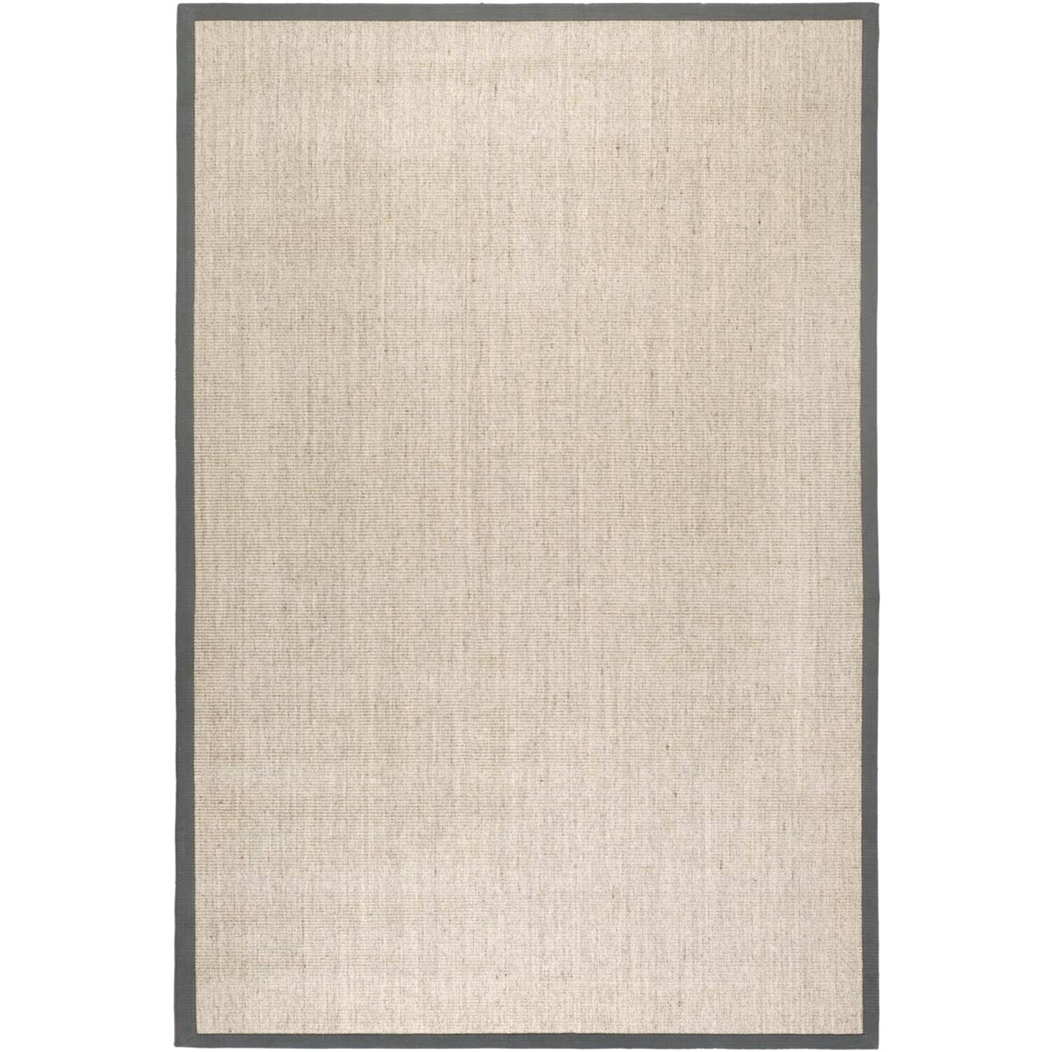 Hand woven Serenity Marble/ Grey Sisal Rug (2 6 X 4)