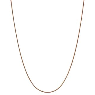 Tressa Collection Sterling Silver Rose Gold plated Snake Chain Tressa Sterling Silver Necklaces