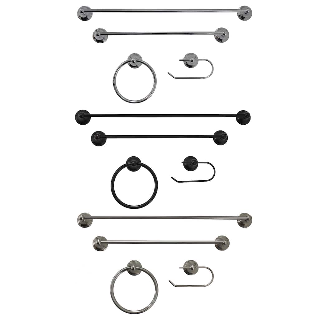 GlideRite Jackson 4-piece Bathroom Accessory Kit