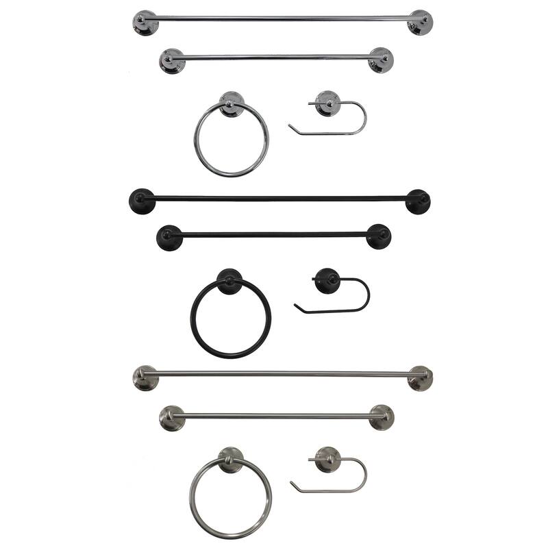 GlideRite Jackson 4-piece Bathroom Accessory Kit