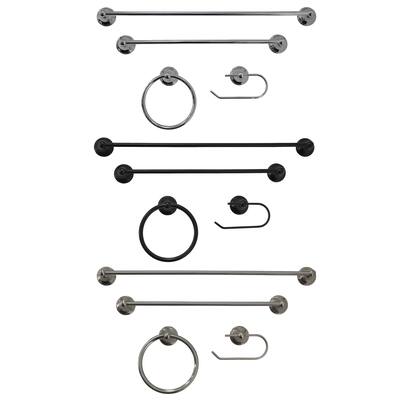 GlideRite Jackson 4-piece Bathroom Accessory Kit