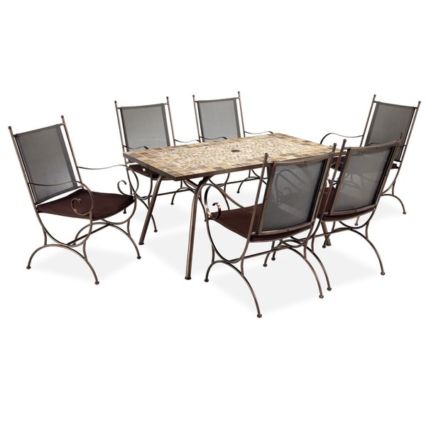 Sundance Marble Rectangle Dining Set Dining Sets