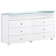 preview thumbnail 1 of 1, Emily/ Evelyn High Gloss 6-drawer Dresser