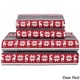 preview thumbnail 7 of 14, Elite Home Products Medium Blue Winter Nights Cotton Flannel Bed Sheet Set California King - deer-red