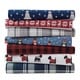 preview thumbnail 15 of 14, Elite Home Products Medium Blue Winter Nights Cotton Flannel Bed Sheet Set