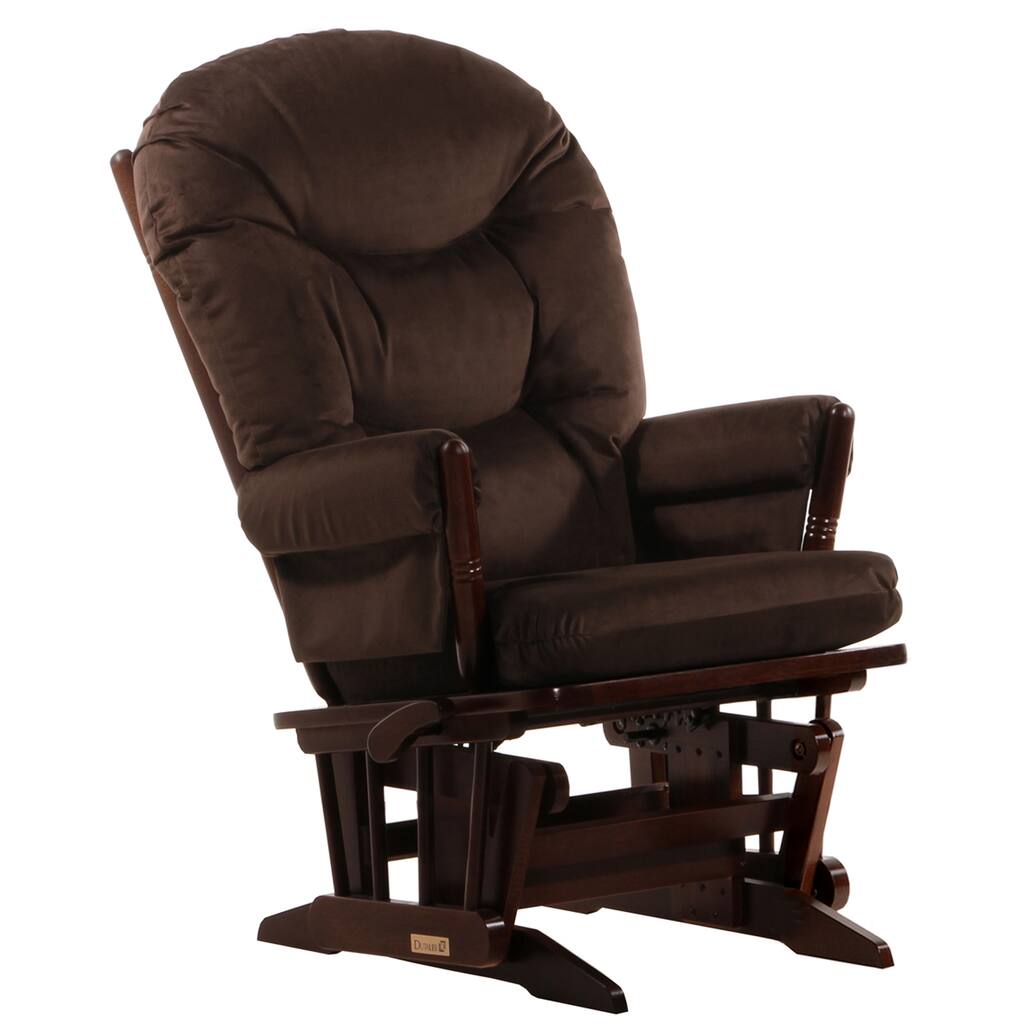 Dutailier Coffee/ Chocolate 2-post Multi-position Glider