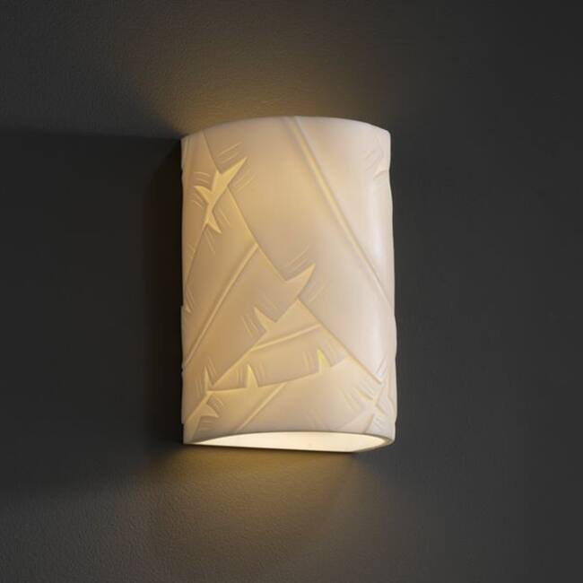 Justice Design Porcelina 2-light (No Metal) Wall Sconce