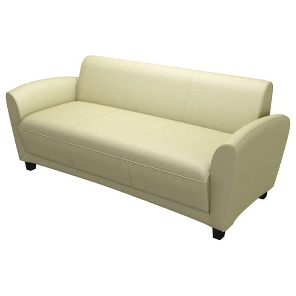 Mayline Santa Cruz Series Occasional Faux Leather Sofa - Bed Bath ...