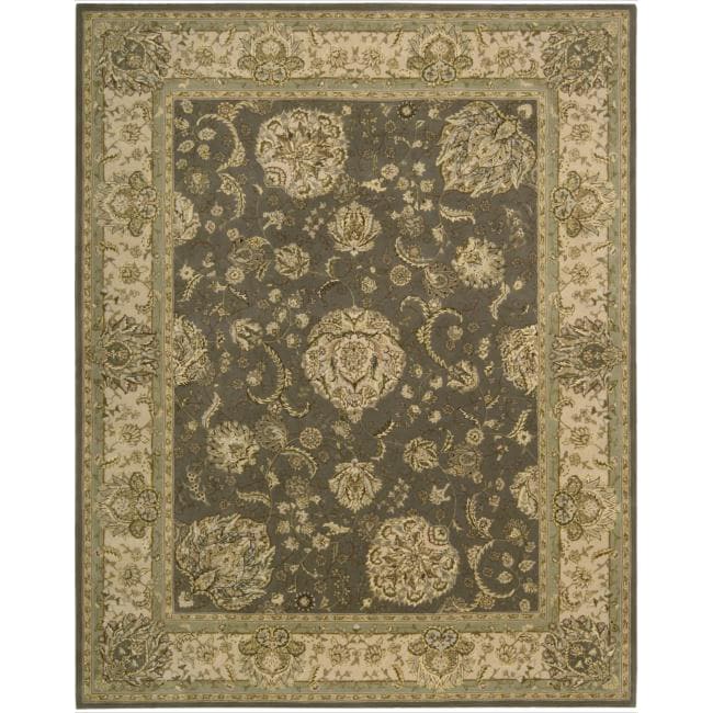 Hand-tufted Nourison 2000 Kashan Grey Rug